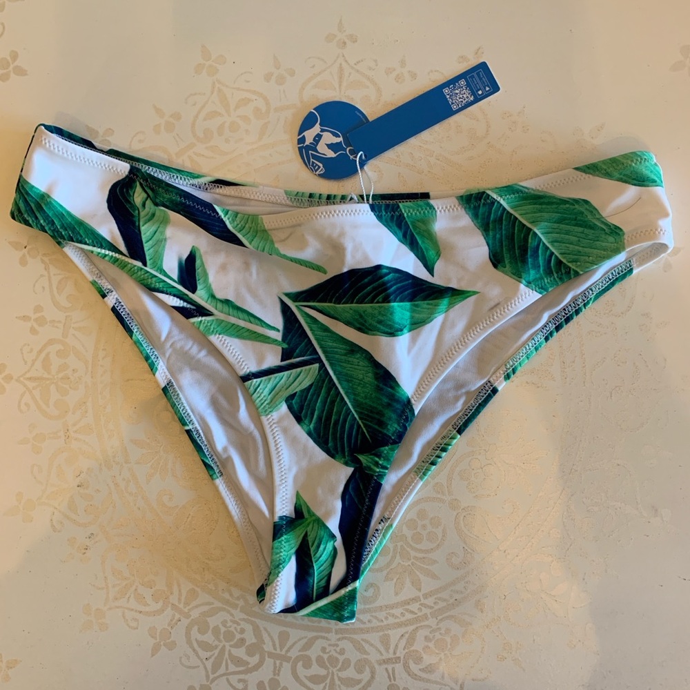 NWT CUPSHE Leaf Print Bikini Bottom